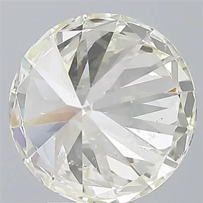 3.02ct K SI1 Rare Carat Ideal Cut Round Diamond