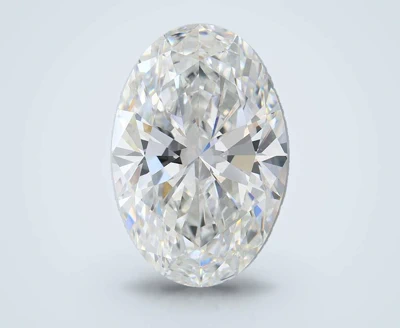 10.09ct G VVS2 Rare Carat Ideal Cut Oval Lab Grown Diamond