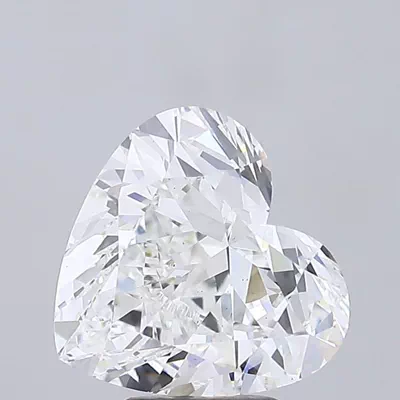 5.00ct E VS2 Rare Carat Ideal Cut Heart Lab Grown Diamond