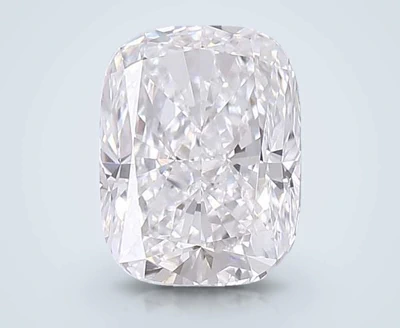 3.21ct E VVS2 Rare Carat Ideal Cut Cushion Lab Grown Diamond