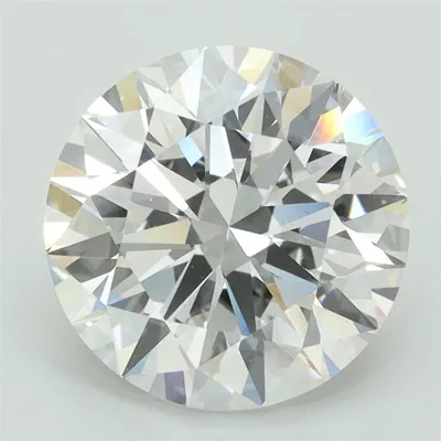 4.01ct F VVS2 Rare Carat Ideal Cut Round Lab Grown Diamond