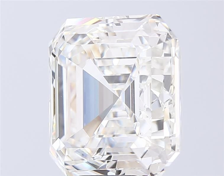 10.06ct F VVS2 Rare Carat Ideal Cut Asscher Lab Grown Diamond