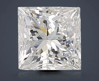 1.40ct E VS1 Rare Carat Ideal Cut Princess Lab Grown Diamond