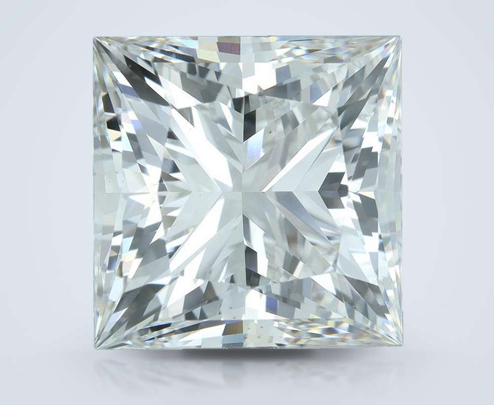 15.04ct F VS1 Rare Carat Ideal Cut Princess Lab Grown Diamond