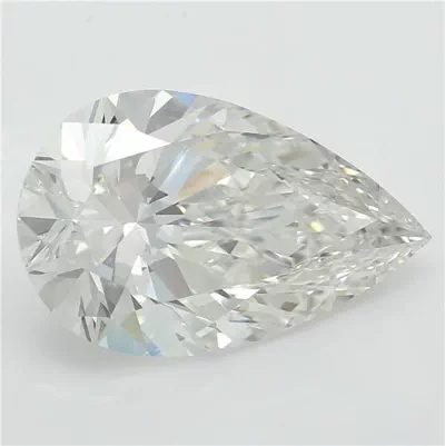 2.87ct H VS2 Rare Carat Ideal Cut Pear Lab Grown Diamond
