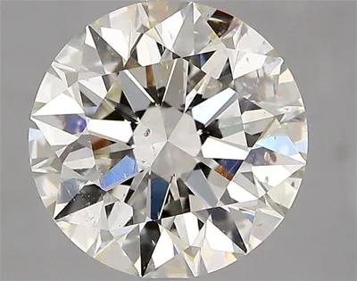 3.02ct H SI2 Rare Carat Ideal Cut Round Diamond