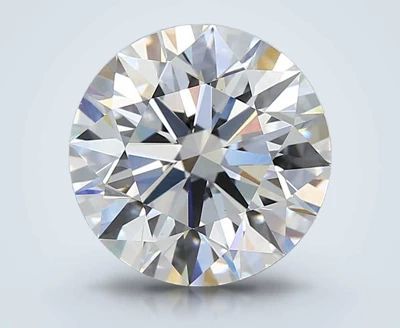 3.38ct F VS1 Rare Carat Ideal Cut Round Lab Grown Diamond