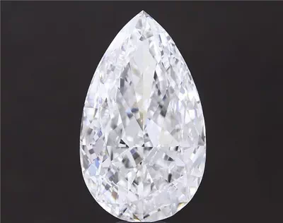 21.12ct G VVS2 Rare Carat Ideal Cut Pear Lab Grown Diamond
