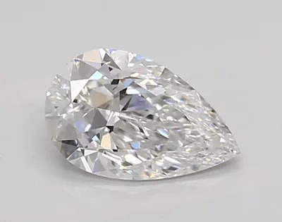 0.73ct D VVS2 Rare Carat Ideal Cut Pear Lab Grown Diamond