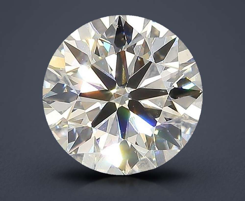 3.03ct J VS2 Rare Carat Ideal Cut Round Lab Grown Diamond