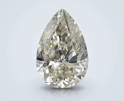 3.01ct J SI2 Rare Carat Ideal Cut Pear Diamond