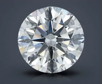 2.81ct H SI2 Rare Carat Ideal Cut Round Diamond