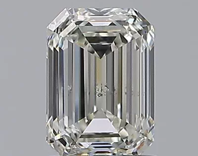 1.20ct K SI1 Rare Carat Ideal Cut Emerald Diamond