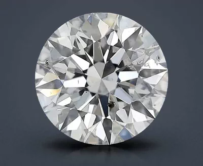 2.57ct D SI2 Rare Carat Ideal Cut Round Diamond