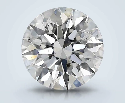 2.57ct D SI2 Rare Carat Ideal Cut Round Diamond