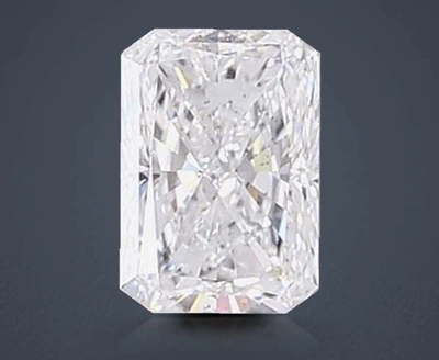 2.02ct D SI1 Rare Carat Ideal Cut Radiant Lab Grown Diamond