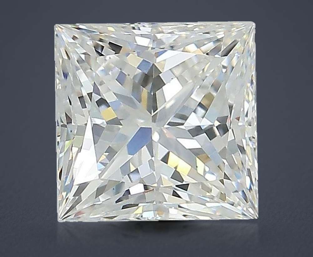 2.52ct E VS1 Rare Carat Ideal Cut Princess Lab Grown Diamond