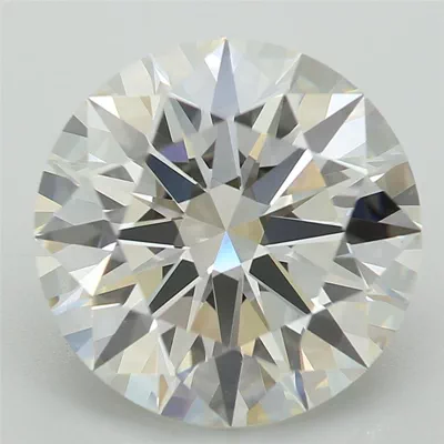 3.08ct F VVS2 Rare Carat Ideal Cut Round Lab Grown Diamond