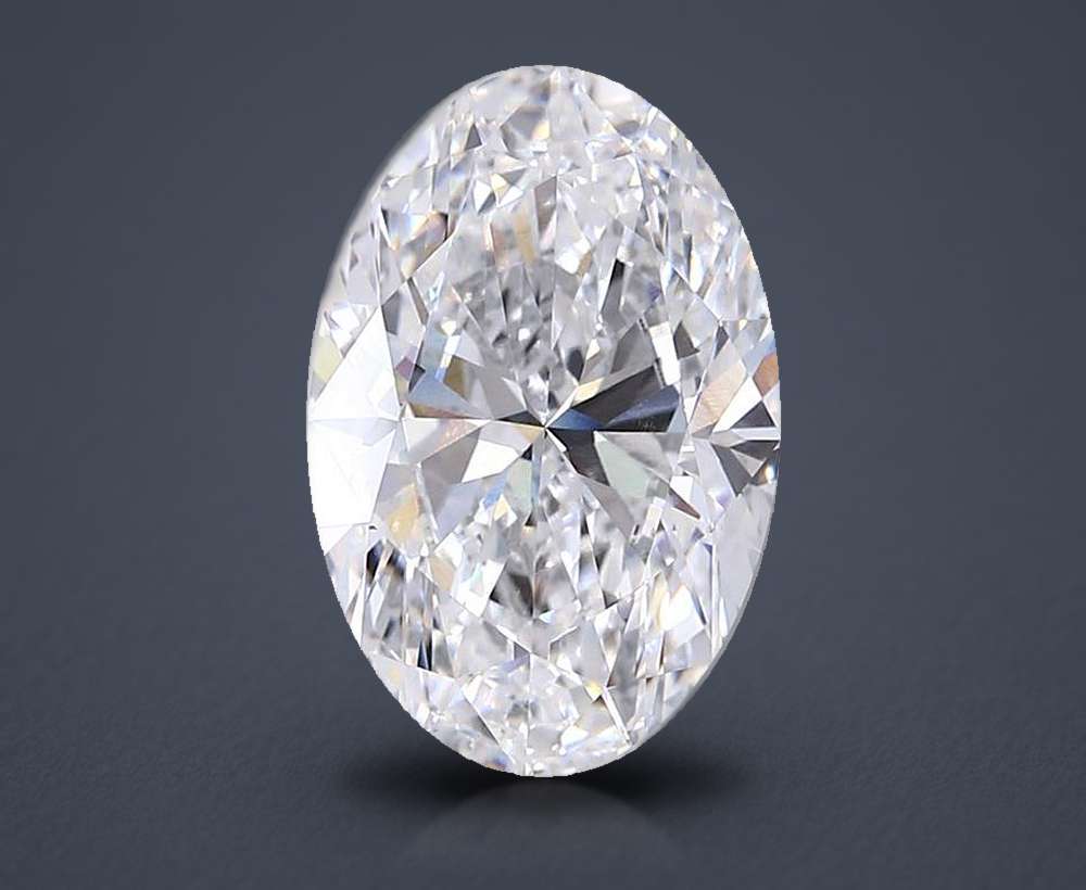 9.00ct E VS1 Rare Carat Ideal Cut Oval Lab Grown Diamond