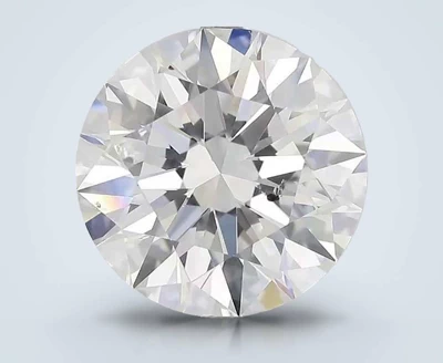 4.04ct D SI2 Rare Carat Ideal Cut Round Diamond