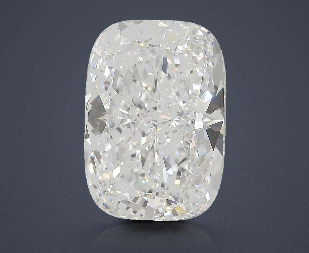 8.70ct E VVS2 Rare Carat Ideal Cut Cushion Lab Grown Diamond