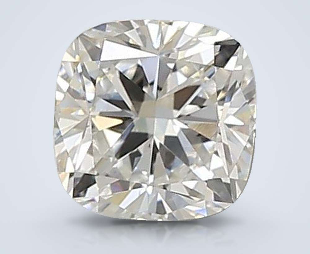 0.96ct E VVS2 Rare Carat Ideal Cut Cushion Lab Grown Diamond