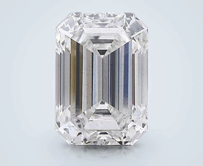 4.07ct G SI1 Rare Carat Ideal Cut Emerald Lab Grown Diamond