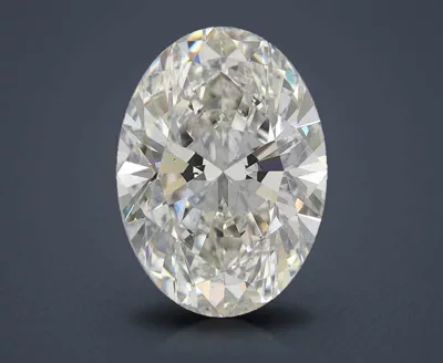 4.24ct H VS2 Rare Carat Ideal Cut Oval Lab Grown Diamond
