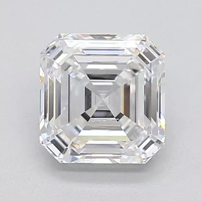 1.00ct D SI1 Excellent Cut Asscher Lab Grown Diamond