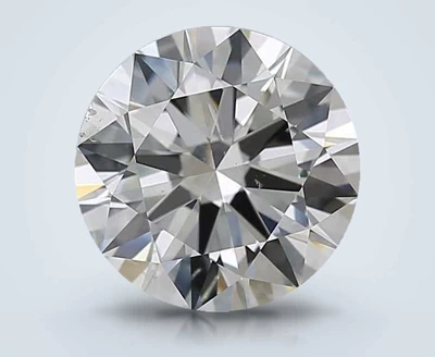 4.01ct H SI1 Rare Carat Ideal Cut Round Diamond