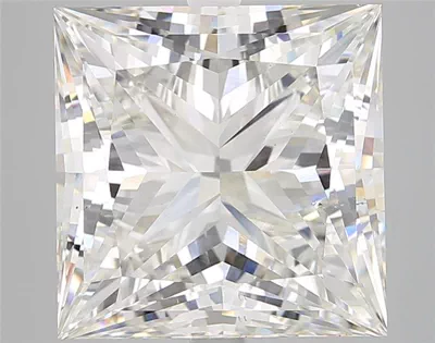 10.16ct G VS2 Rare Carat Ideal Cut Princess Lab Grown Diamond