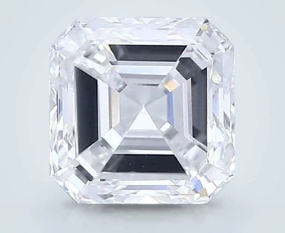 5.09ct D VS1 Very Good Cut Asscher Lab Grown Diamond