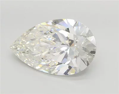 10.02ct H VS1 Rare Carat Ideal Cut Pear Lab Grown Diamond