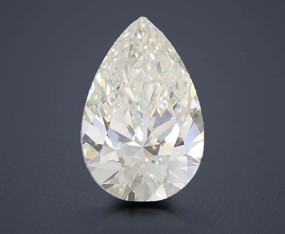 10.02ct H VS1 Rare Carat Ideal Cut Pear Lab Grown Diamond