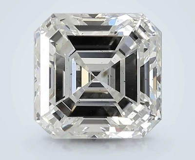 3.11ct F SI1 Very Good Cut Asscher Lab Grown Diamond