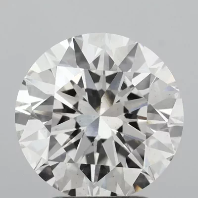 3.02ct H VS2 Excellent Cut Round Lab Grown Diamond