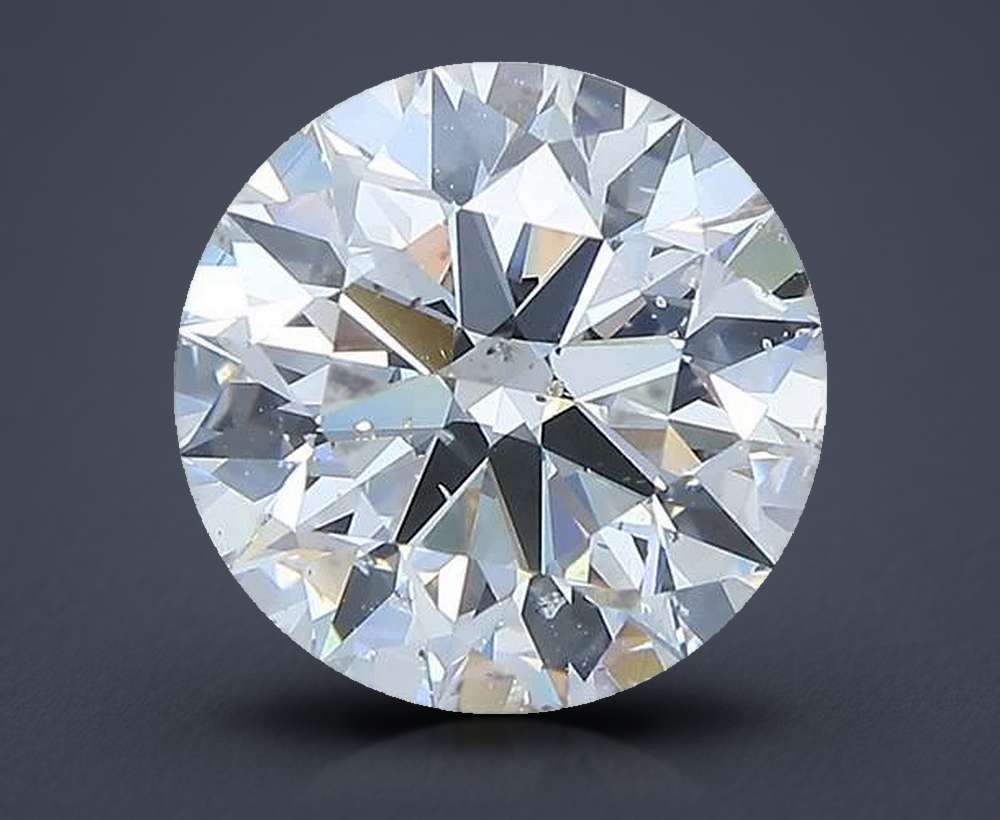 2.71ct G SI2 Excellent Cut Round Diamond