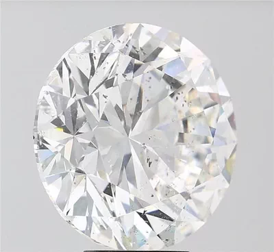 8.06ct E SI2 Rare Carat Ideal Cut Round Diamond