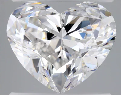 3.03ct E SI2 Rare Carat Ideal Cut Heart Diamond