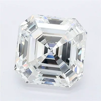 3.06ct E VVS2 Rare Carat Ideal Cut Asscher Lab Grown Diamond