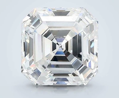 3.06ct E VVS2 Rare Carat Ideal Cut Asscher Lab Grown Diamond