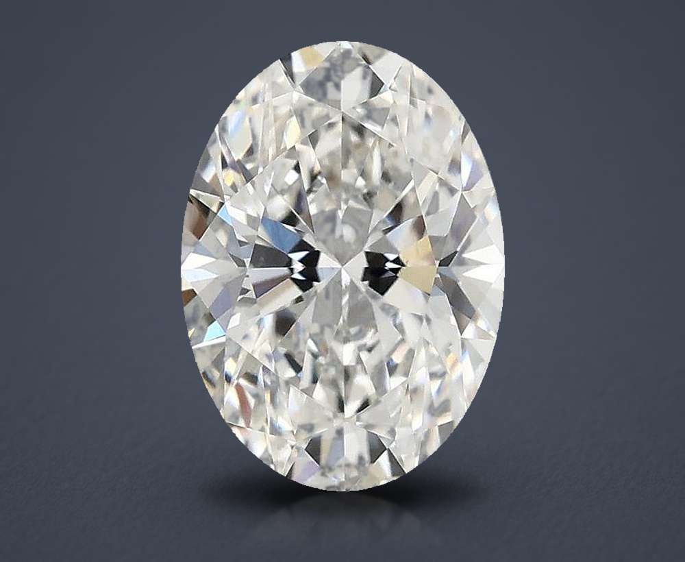 1.05ct F VS1 Rare Carat Ideal Cut Oval Lab Grown Diamond