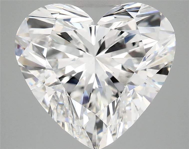 6.10ct E VVS2 Rare Carat Ideal Cut Heart Lab Grown Diamond