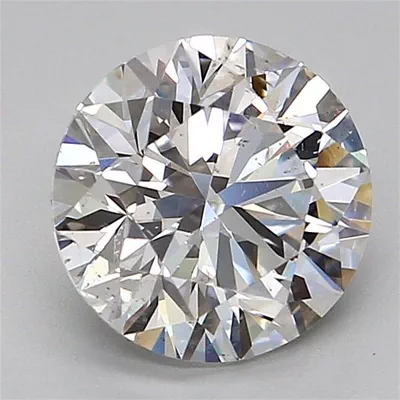 2.22ct F SI1 Rare Carat Ideal Cut Round Diamond