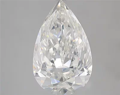 3.71ct H SI2 Rare Carat Ideal Cut Pear Diamond