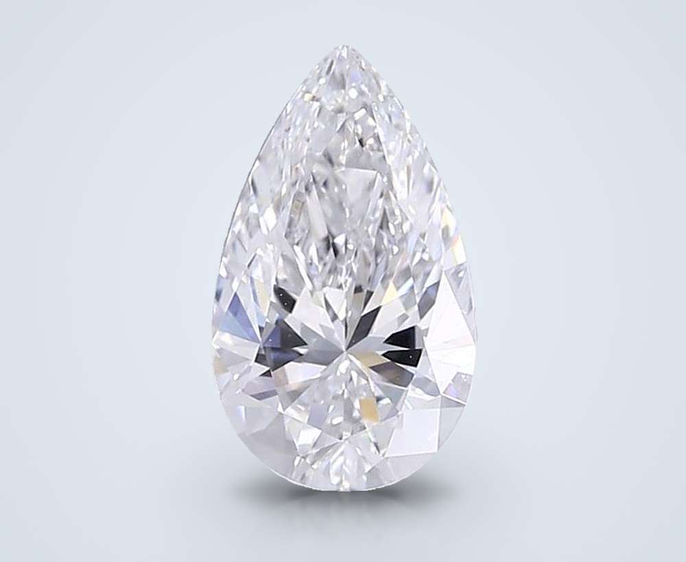 1.56ct E VS2 Excellent Cut Pear Lab Grown Diamond