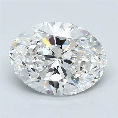 2.01ct G VS2 Rare Carat Ideal Cut Oval Diamond