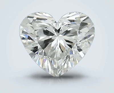 0.61ct H SI1 Rare Carat Ideal Cut Heart Diamond