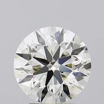 3.02ct K VS1 Excellent Cut Round Lab Grown Diamond
