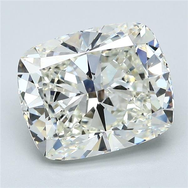 5.04ct J VVS2 Rare Carat Ideal Cut Cushion Diamond